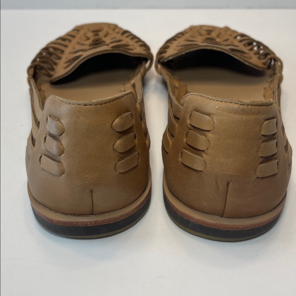 Nisolo Tan Leather Huaraches, size 11, made in Peru - Picture 4 of 8